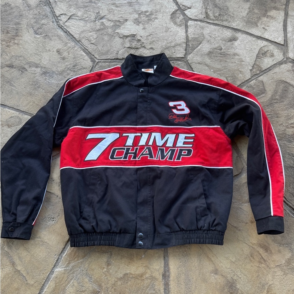 Vintage Dale Earnhardt #3 NASCAR Jacket XL Winner’s Circle 7 Time Champ